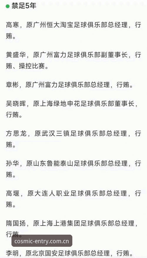 星空下载教程使用指南 资深用户分享:从足协第三批禁足名单看中国足球的净化之路